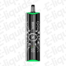 NEXEL Thunder prefilled pod kit with sleek black design and lightning graphics, showcased on a modern background.