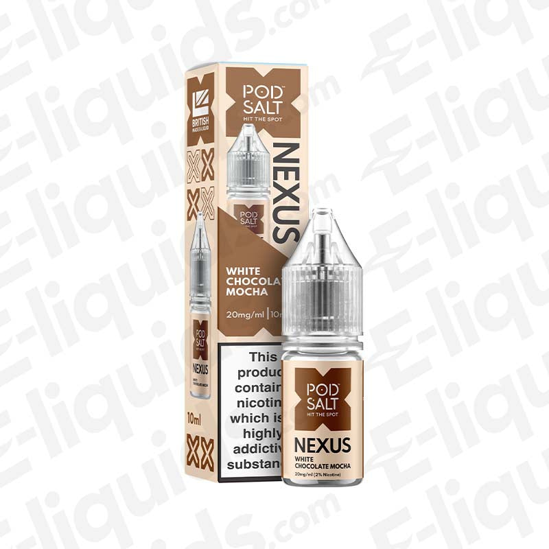 Nexus Pod Salt White Chocolate Mocha 20mg Nic Salt E-liquid