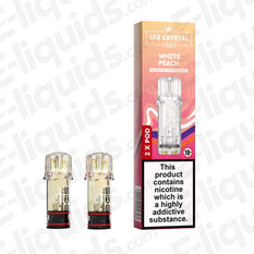 SKE Crystal Plus 20mg Prefilled Pods White Peach