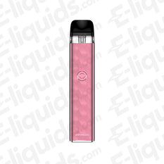 Vaporesso XROS 3 Peach Pink Vape Pod Kit with 1000mAh battery and 2ml RDTL pod, ideal for novice vapers.