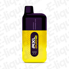 PIXL Duo Legal Big Puff Disposable Vape with Kiwi Banana and Strawberry flavors in a sleek design.