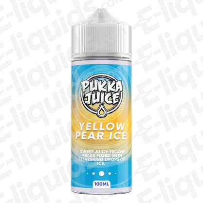 yellow pear ice pukka juice