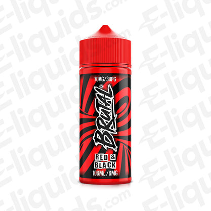 Red and Black Shortfill E-liquid by Brutal