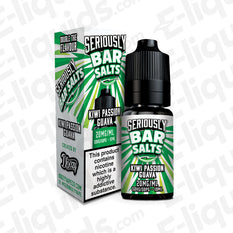 Kiwi Passion Guava Nic Salt E-liquid by Seriously Bar Salts