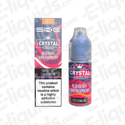Blueberry Sour Raspberry Nic Salt Eliquid by SKE Crystal