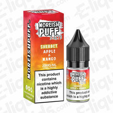 Apple & Mango Sherbet Nic Salt E-liquid by Moreish Puff 20mg