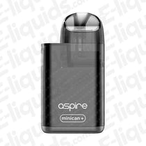 Minican Plus Vape Pod Kit by Aspire Semitransparent Black