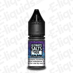 blackcurrant nic salt eliquid by ultimate puff on ice