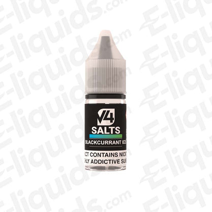 Blackcurrant Ice Nic Salt E-liquid by V4pour