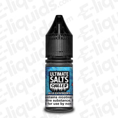 blue raspberry nic salt eliquid by ultimate puff chillled