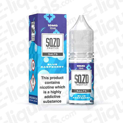 SQZD Fruit Co Blue Raspberry 10ml Nic Salt E-liquid