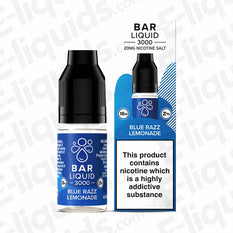 Blue Razz Lemonade Nic Salt E-liquid by Bar Liquid 3000