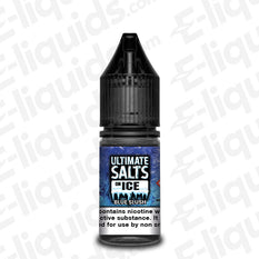 blue slush nic salt eliquid by ultimate puff on ice