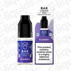 Blueberry Nic Salt E-liquid by Bar Liquid 3000