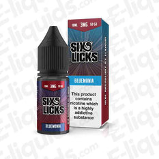 Six Licks Bluemonia 3mg 50:50 E-liquid
