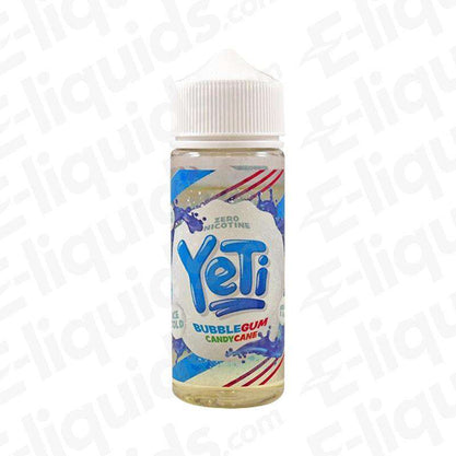 Yeti Bubblegum Candy Cane 100ml Shortfill E-liquid