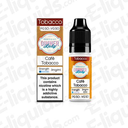 Cafe Tobacco 50/50 E-liquid by Dinner Lady