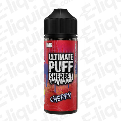 cherry shortfill eliquid by ultimate puff sherbet