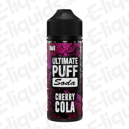 cherry cola shortfill eliquid by ultimate puff soda
