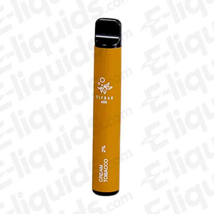 Cream Tobacco Disposable Vape Device by Elf Bar