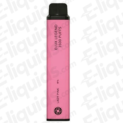 Lady Pink Elux Legend 3500 Disposable Vape Device 0mg