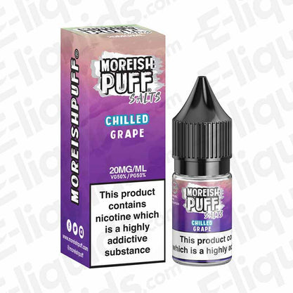 Grape Chilled Nic Salt E-liquid by Moreish Puff