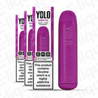 YOLO Bar Grape Ice Disposable Vape Device Pack of 3
