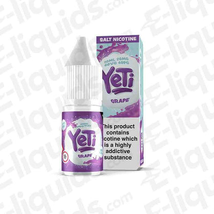 Yeti Grape 10ml Nic Salt E-liquid