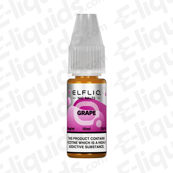 Grape Nic Salt E-liquid by ELFLIQ