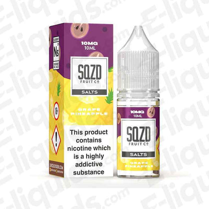 Grape Pineapple Nic Salt E-liquid by SQZD Fruit Co