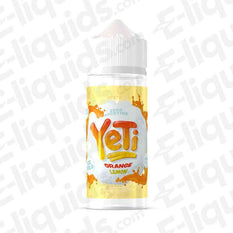Yeti Orange Lemon 100ml Shortfill E-liquid