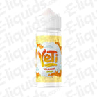 Yeti Orange Lemon 100ml Shortfill E-liquid