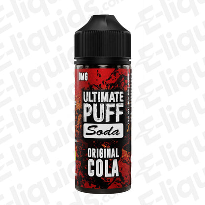 original cola shortfill eliquid by ultimate puff soda