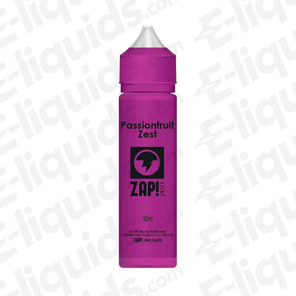 ZAP! Juice Passionfruit Zest Shortfill E-liquid