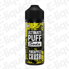 pineapple crush shortfill eliquid by ultimate puff soda