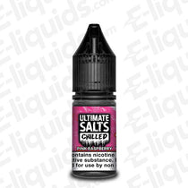 pink raspberry nic salt eliquid by ultimate puff chillled