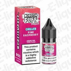 Pink Raspberry Chilled Nic Salt E-liquid by Moreish Puff
