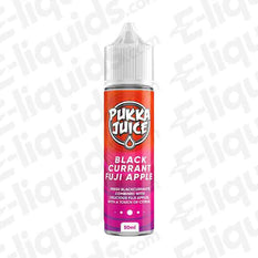 Blackcurrant Fiji Apple Shortfill E-liquid by Pukka Juice