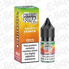 Rainbow Sherbet Nic Salt E-liquid by Moreish Puff