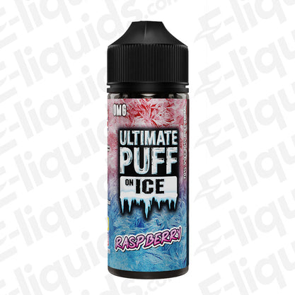 raspberry shortfill eliquid by ultimate puff on ice