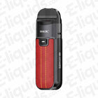 Nord 50W Vape Pod Kit by Smok Red Leather