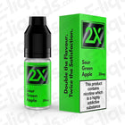 Sour Green Apple 20mg Nic Salt E-liquid by 2X
