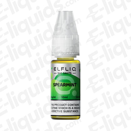Spearmint Nic Salt E-liquid by ELFLIQ