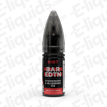strawberry blueberry ice pineapple bar edition salt nic eliquid by riot squad