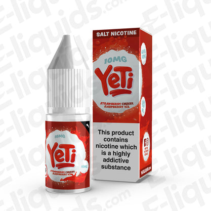 Strawberry Cherry Raspberry Ice Nic Salt E-liquid by Yeti