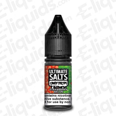 strawberry melon salt eliquid by ultimate puff candy drops