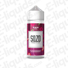 SQZD Fruit Co Strawberry Raspberry Shortfill E-liquid