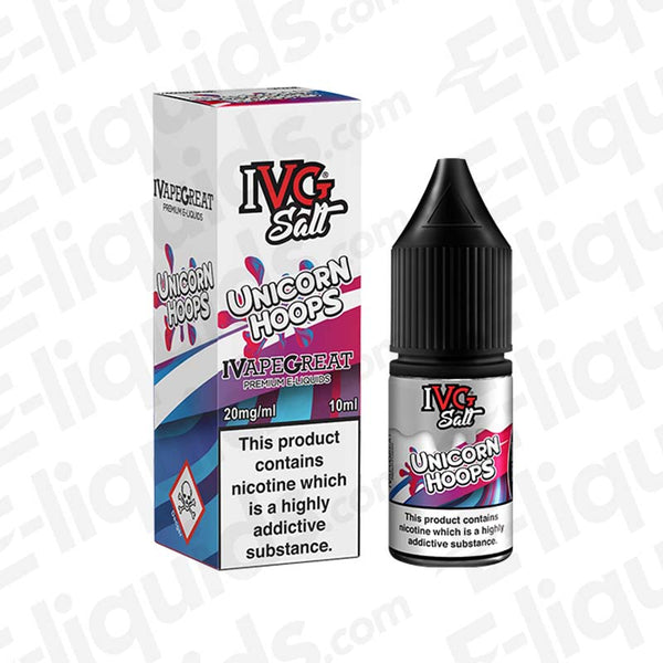 Unicorn Hoops Nic Salt E-liquid by IVG 20mg