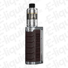 Drag 3 TPP-X Vape Kit by Voopoo Silver Coffee Brown