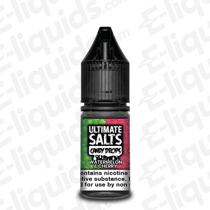 watermelon cherry salt eliquid by ultimate puff candy drops